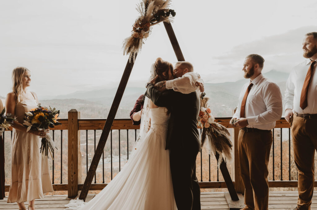 Cozy Intimate Wedding Day- Mansion in the Sky, Gatlinburg TN Photographed by Arastasia Photography