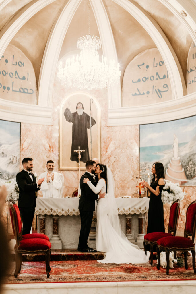 Church Wedding Ceremony- St. Marion Church in Cleveland, Ohio Photographed by Arastasia Photography