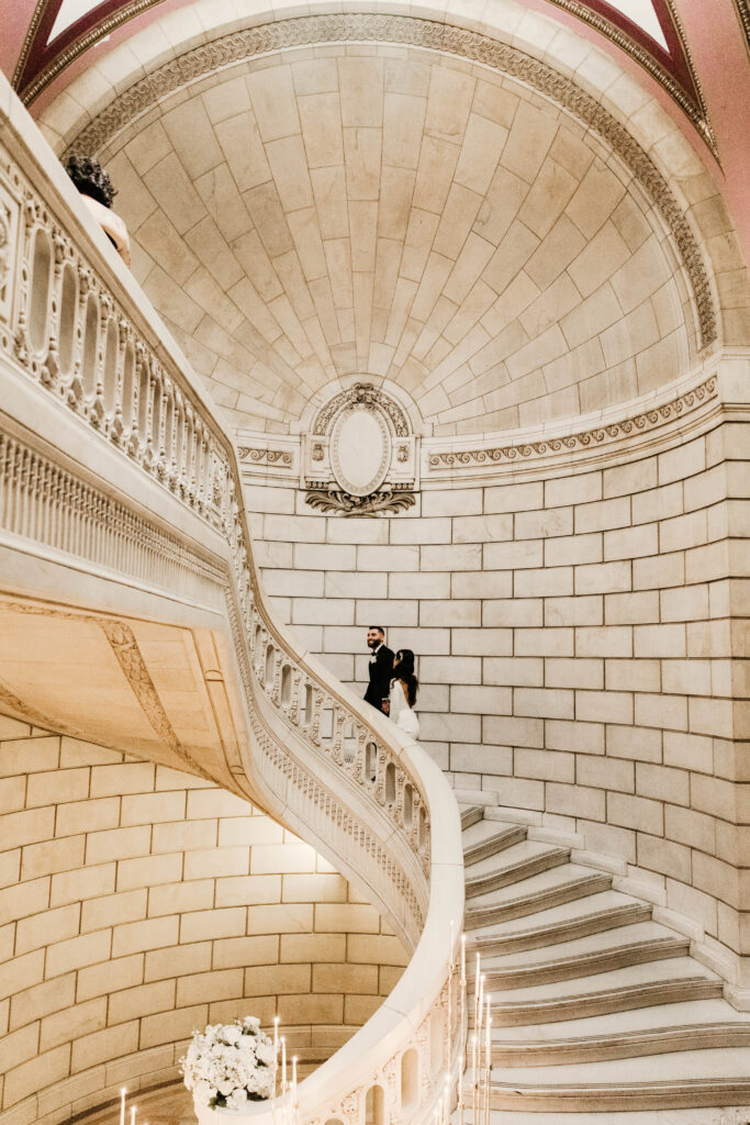 Modern Editorial Style Wedding Venue Inspiration- The Old Courthouse in Cleveland, Ohio Photographed by Arastasia Photography