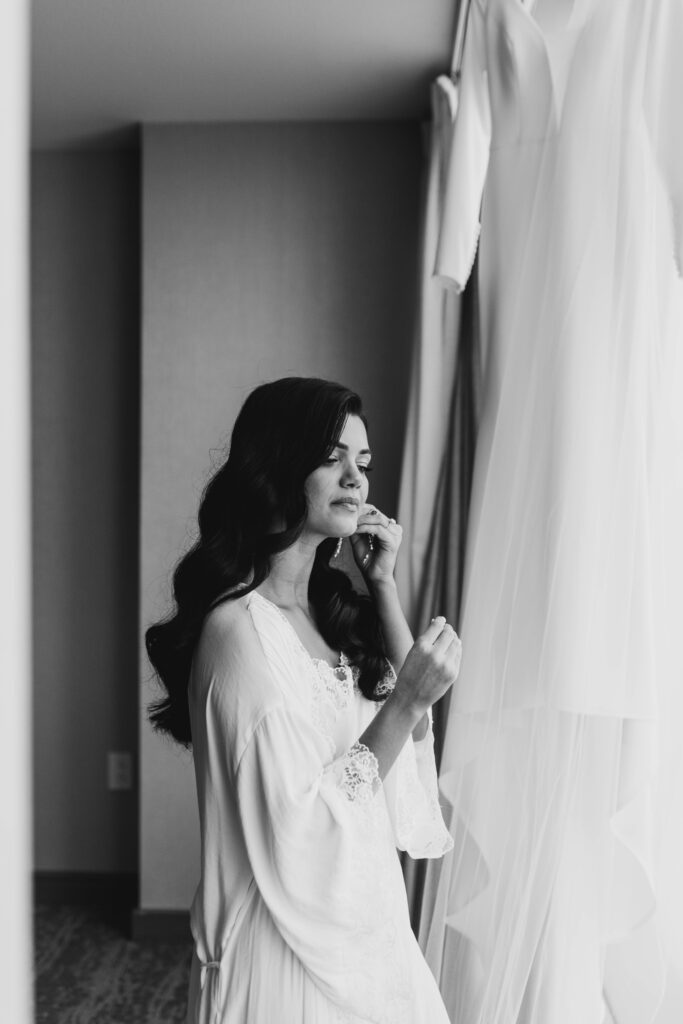 Editorial Style Wedding Day: Getting Ready Photos, The Hilton- Cleveland Ohio Photographed by Arastasia Photography